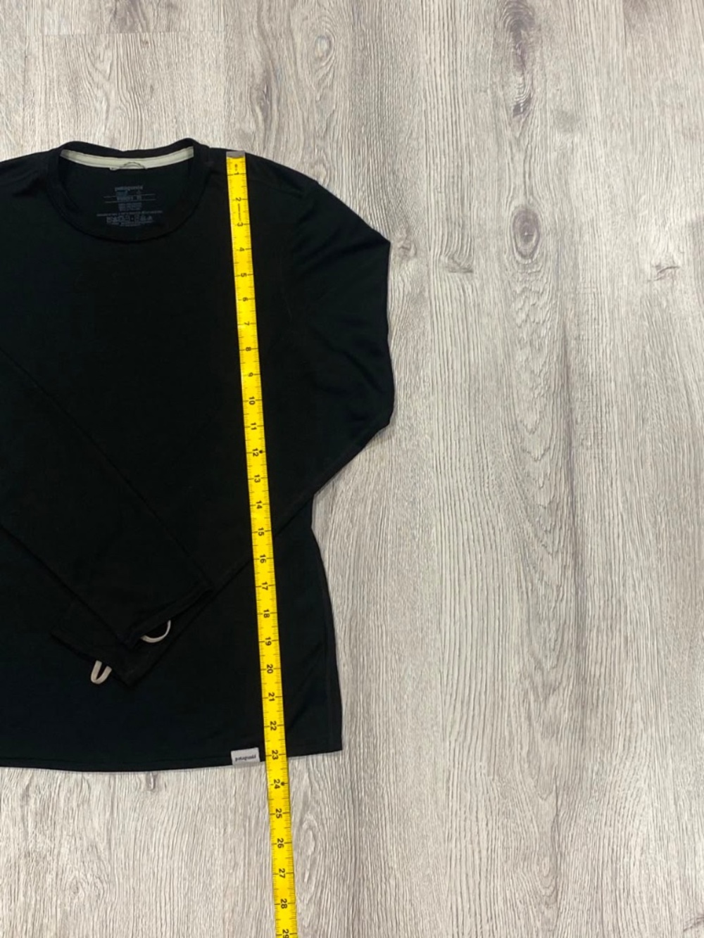 Patagonia Capilene 3 Midweight Crew Neck Long Sleeve Top Black Women's XS - Picture 6 of 8